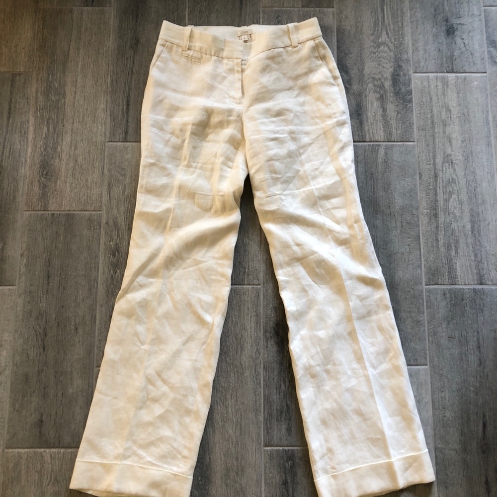 J Crew Linen Pants